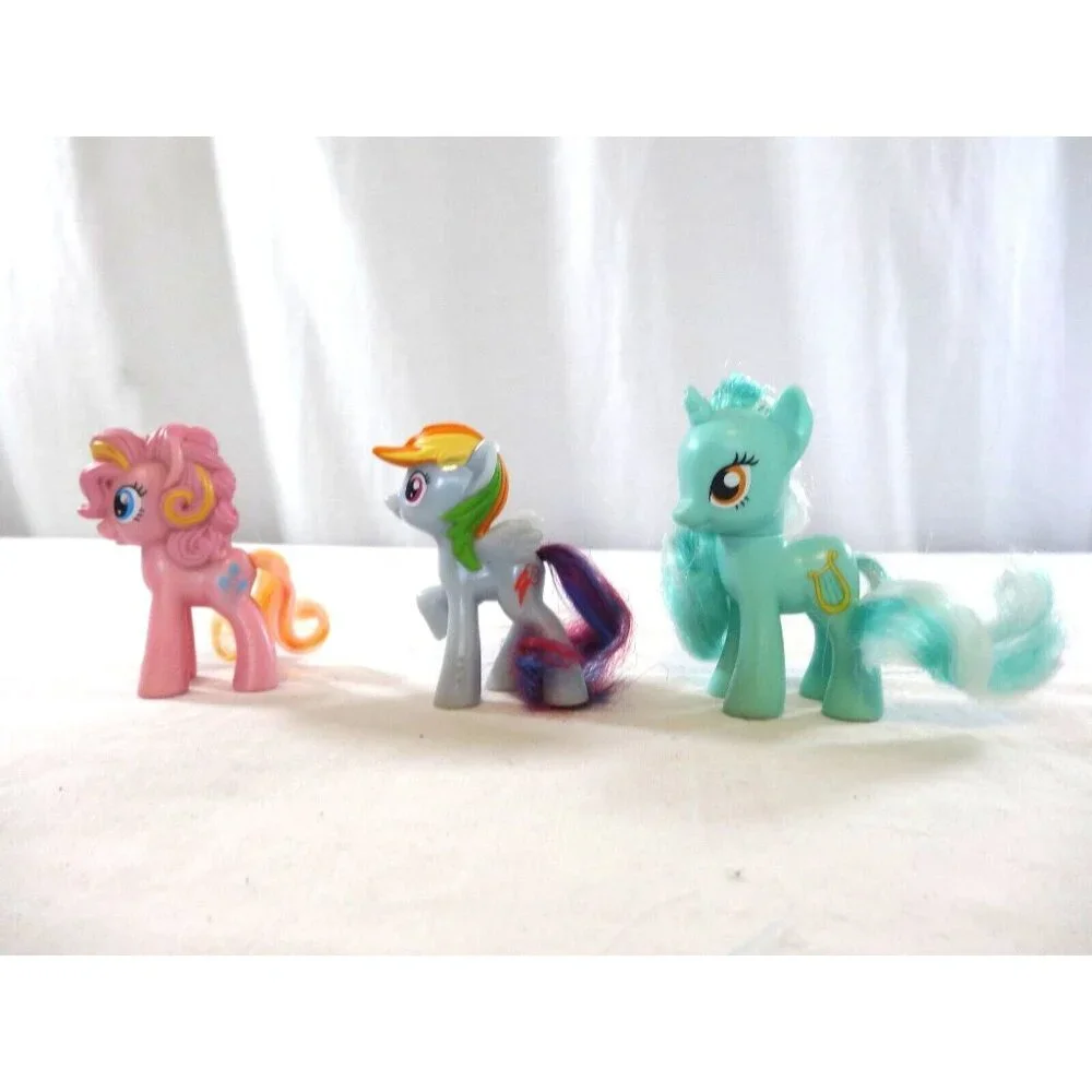 My Little Pony Pinkie Pie 3” Hasbro McDonalds 2014  Lyra Heartstrings Rainbow Da